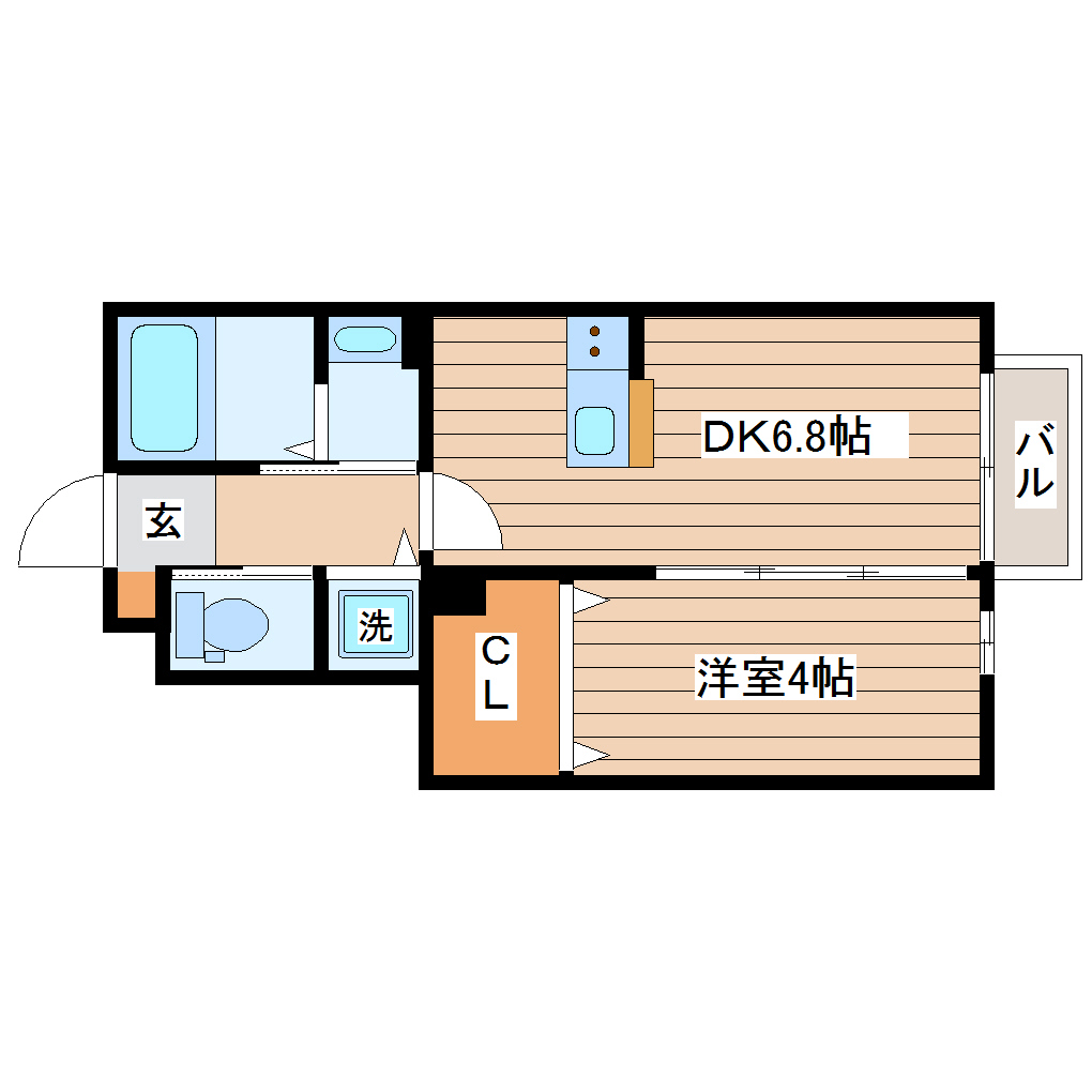 Fab南仙台の間取り