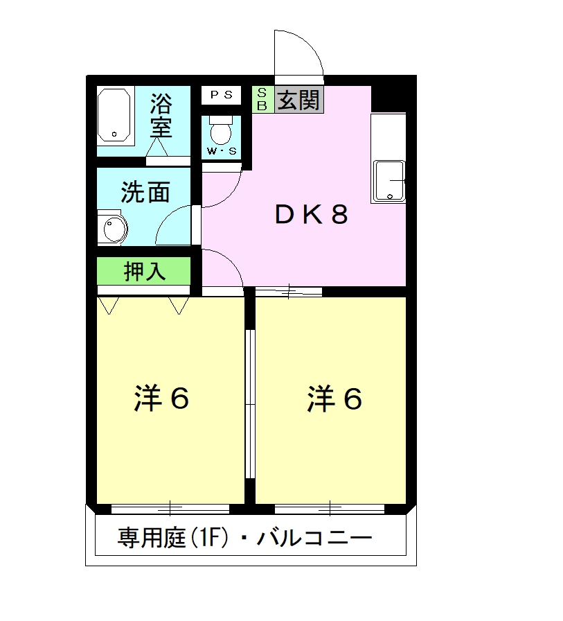 ヘルメス結羽の間取り