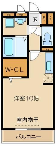 入間市大字下藤沢のアパートの間取り