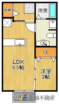 ハッピーライトＡ棟の間取り