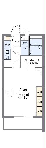 レオパレスラ・フォンティーヌ・シャステの間取り