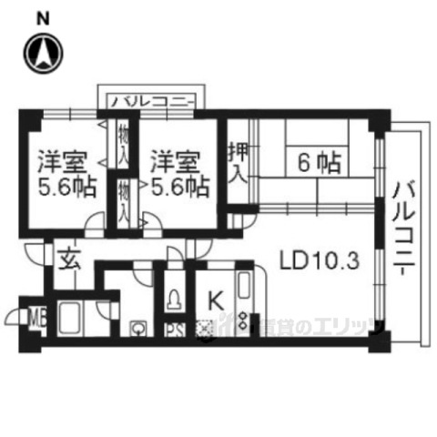 ソレーユ大久保の間取り