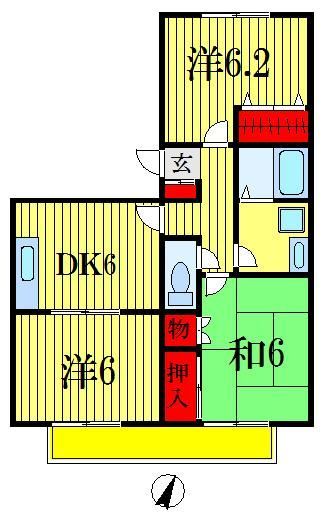 シェルコートの間取り