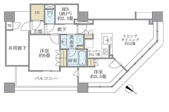 ブリリア有明スカイタワーの間取り