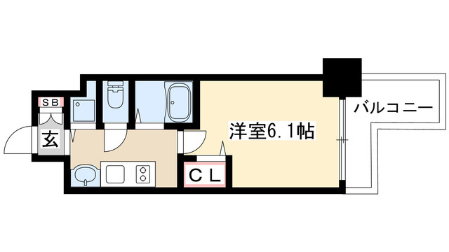 プレサンス錦プレミアムの間取り