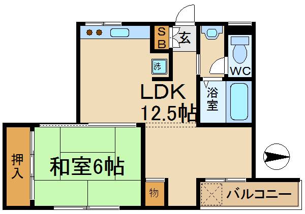 タフネス放出の間取り