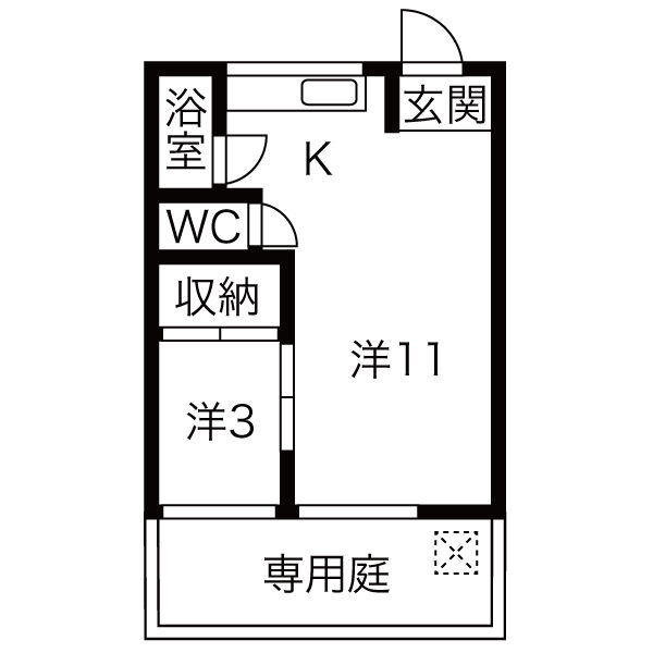 小牧荘の間取り