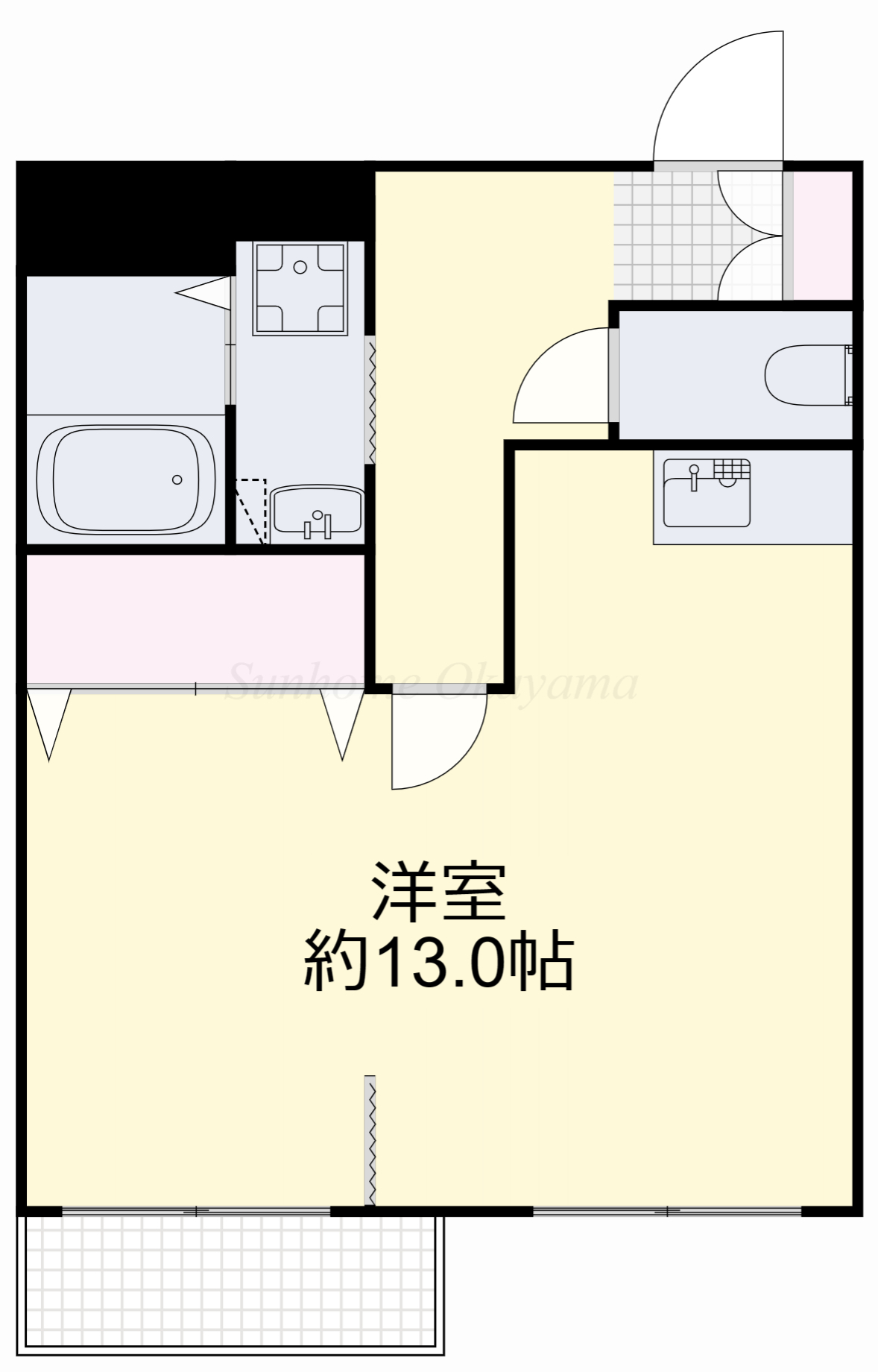 グランデュール医大南の間取り