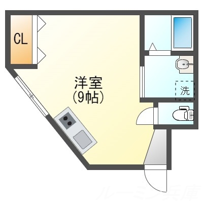 ラフレイズ本町（オール電化）の間取り