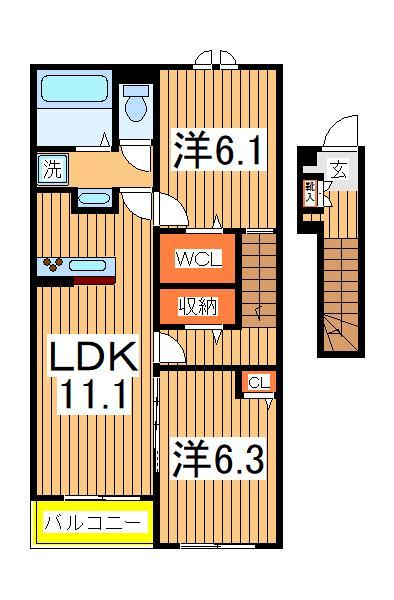 パルムIIIの間取り