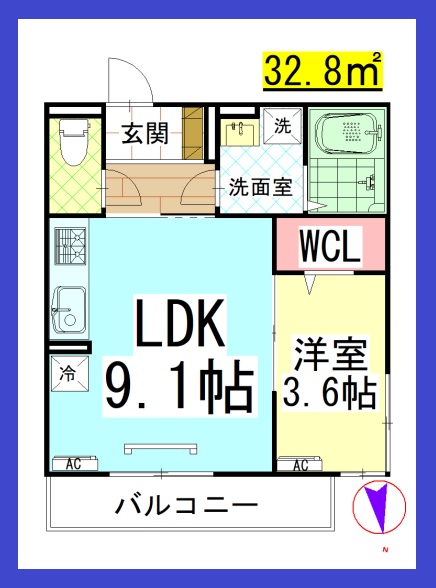 DL DTribute湘南台A [新築・D-ROOM]の間取り