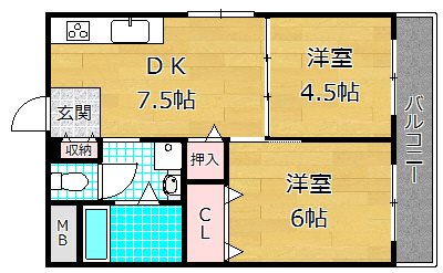 アクロポリス有馬の間取り