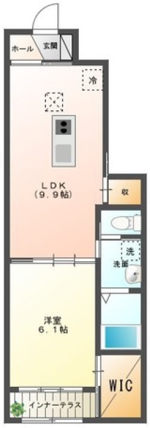 足柄上郡開成町みなみのアパートの間取り