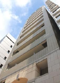 中央区入船のマンションの建物外観