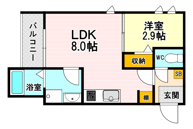 REGALEST-S Dogwood海田市駅前の間取り