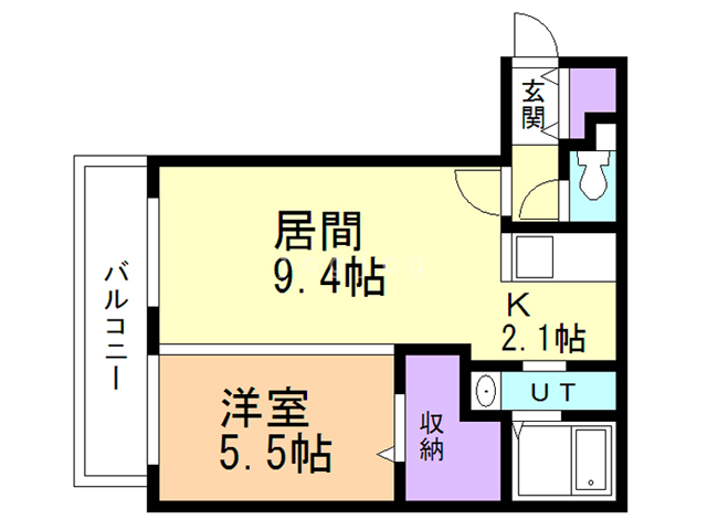 ｆｅｌｉｃｅ　４１１の間取り