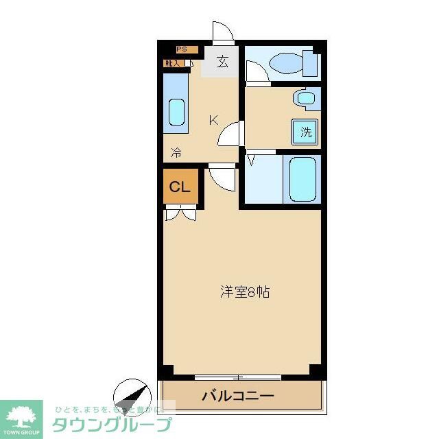 八潮市大字大曽根のマンションの間取り