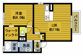 プレセランス原新町の間取り