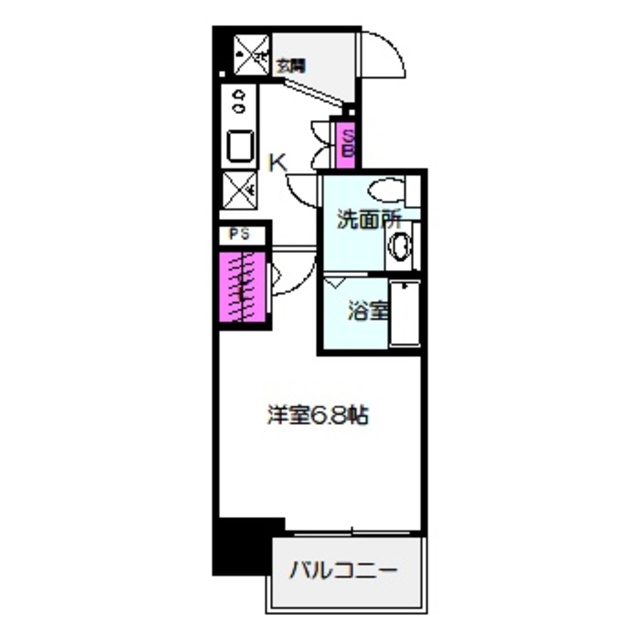 エグゼ大阪城イーストの間取り