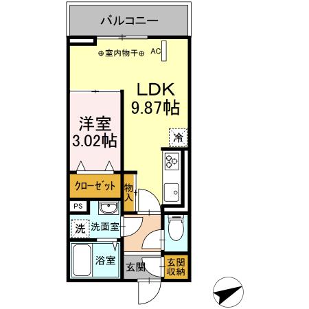 アーリントンハイツ矢部の間取り