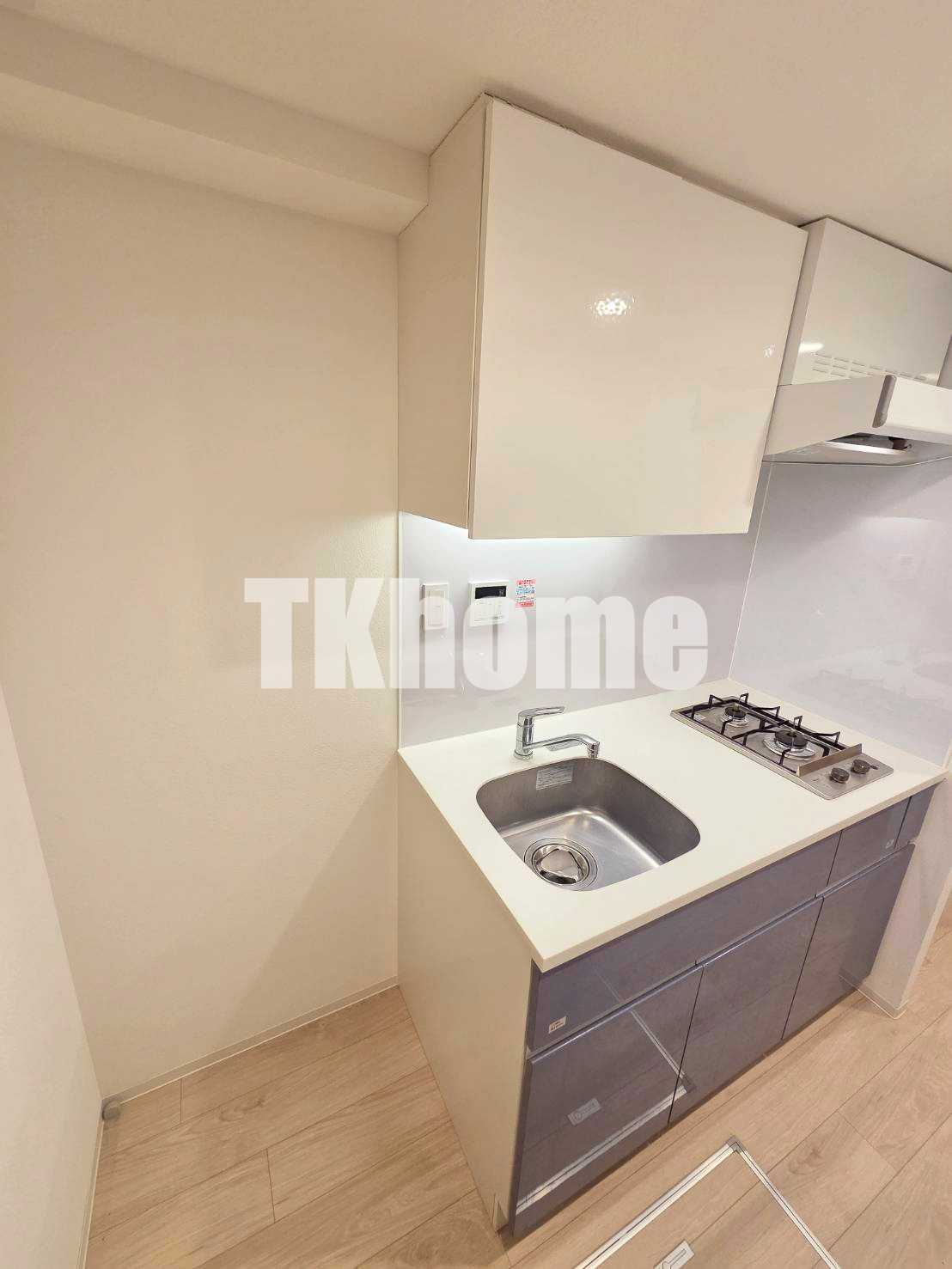 キッチン　２口ガスシステムキッチン