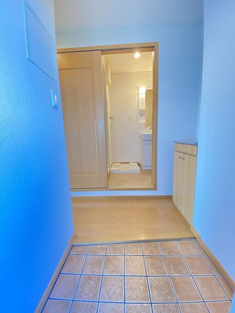 玄関　明るい玄関です