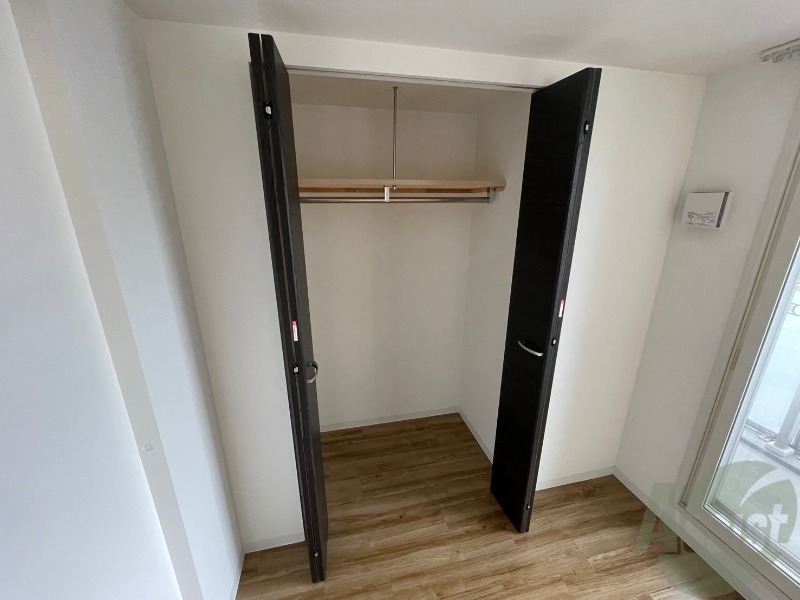 収納　洋室にあった収納。荷物がたくさんあっても大丈夫。