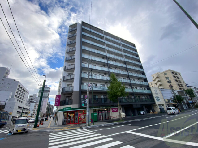 建物外観　札幌市中央区南６条西「グランカーサ南６条」