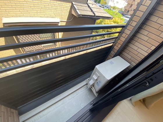 バルコニー　※別部屋の写真です