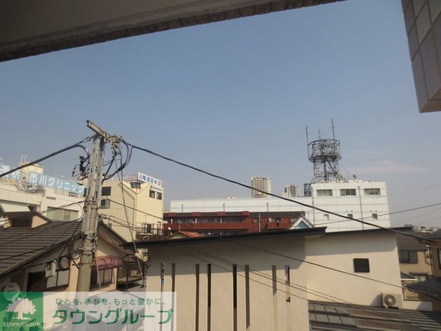 眺望　東向きのお部屋です。