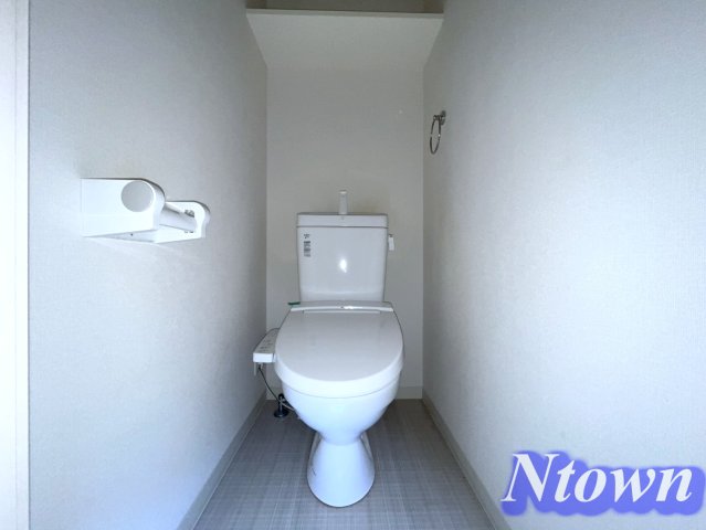 トイレ　ゆったりとした空間のトイレです