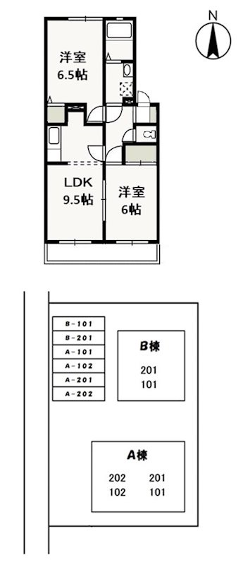 エトワール中井 Aの間取り写真