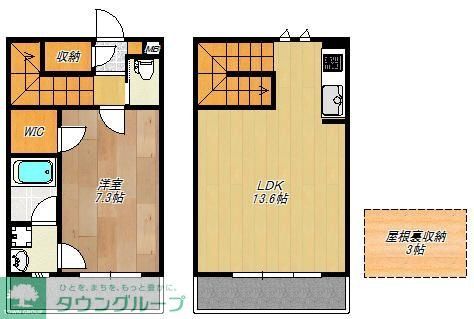 グリーンライン 高田駅 徒歩8分 2階建 築16年の間取り写真