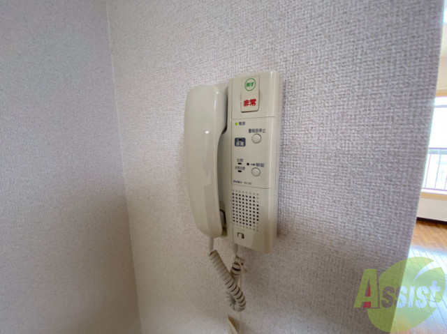 セキュリティ　インターホンで来客確認ができます。安心ですね。
