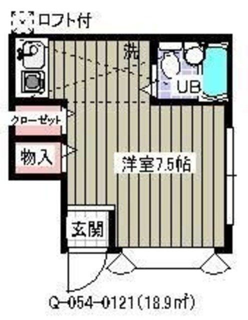 ローズアパートの間取り写真