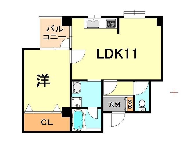 ＪＲ東海道本線 芦屋駅 徒歩2分 5階建 築38年の間取り写真