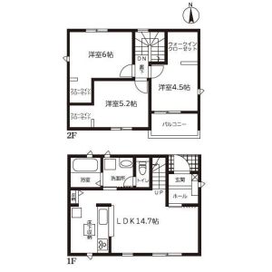 マイホームネクスト新舞子IV 4号棟の間取り写真