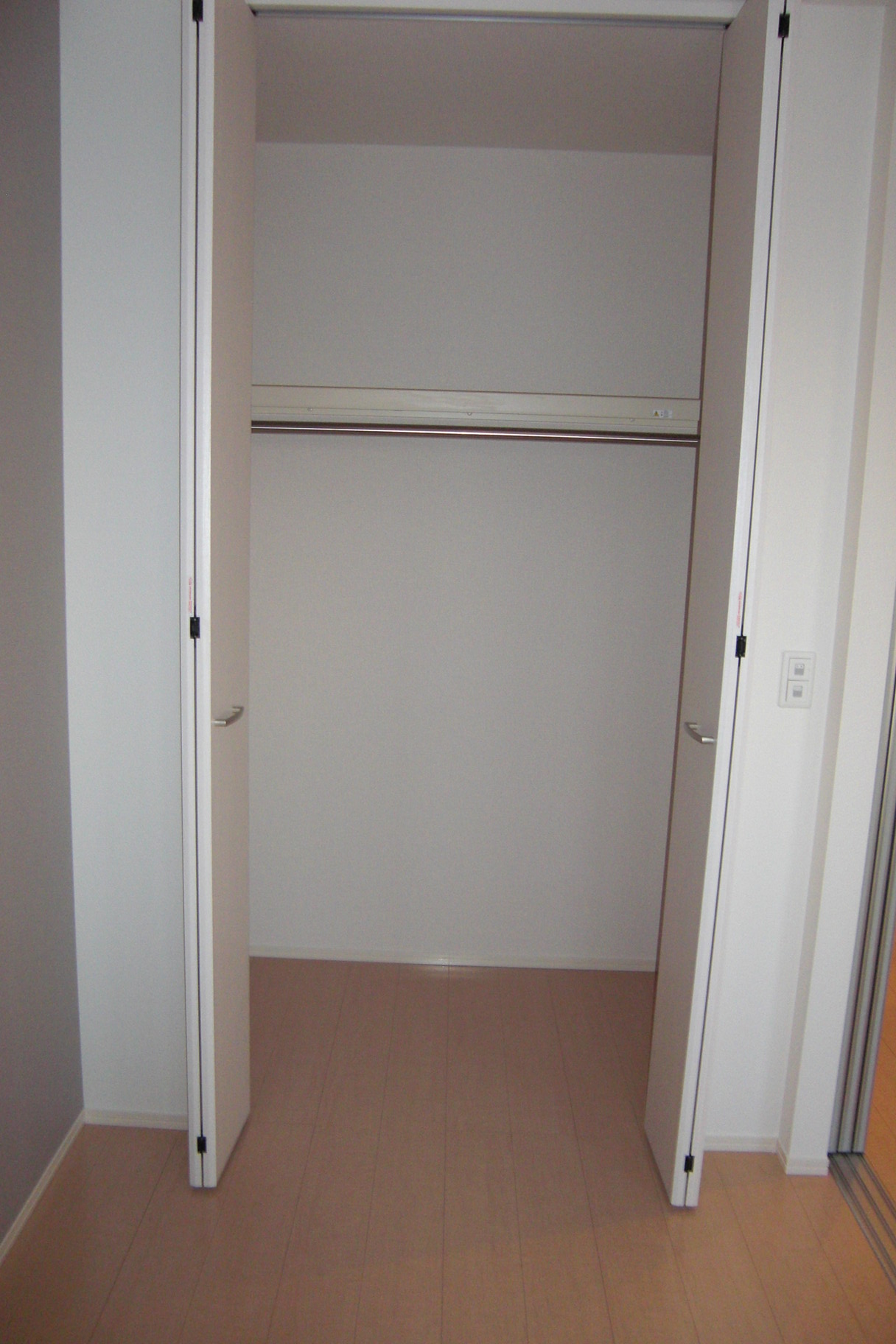 収納　大きなクローゼット。収納が充実しています。