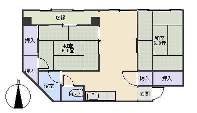 福山不動産ビルの間取り