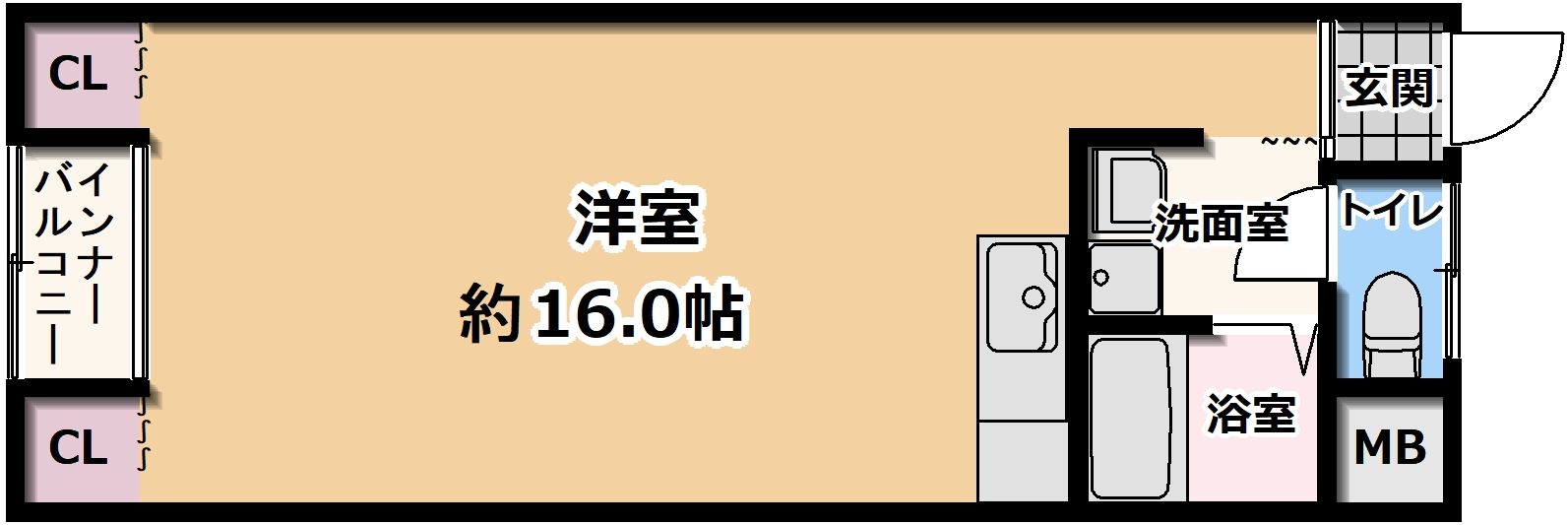はっぴーこーぽ5の間取り写真