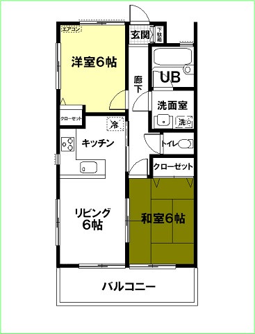 アーバニズム６２Ａの間取り