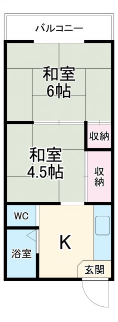 名古屋市南区三吉町のマンションの間取り