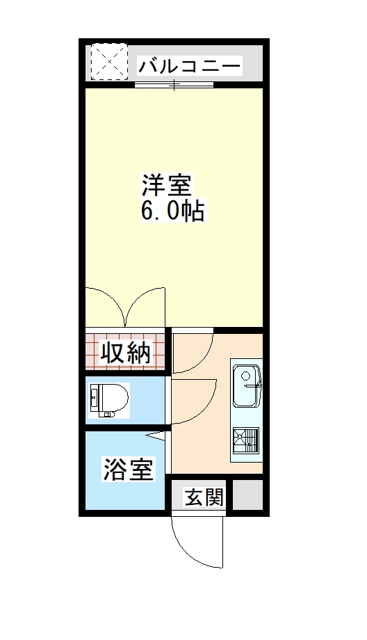 セントラルハウス上荒田の間取り