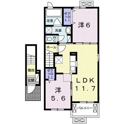 ラ．ノストラ．カーサＫII_間取り_0