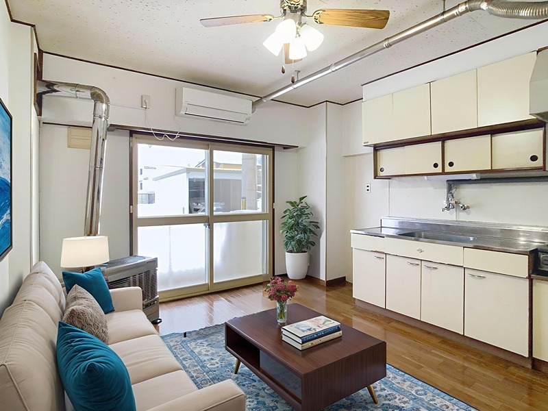 居室・リビング　本画像はCGで作成しており実際に現地に家具は置かれてません。