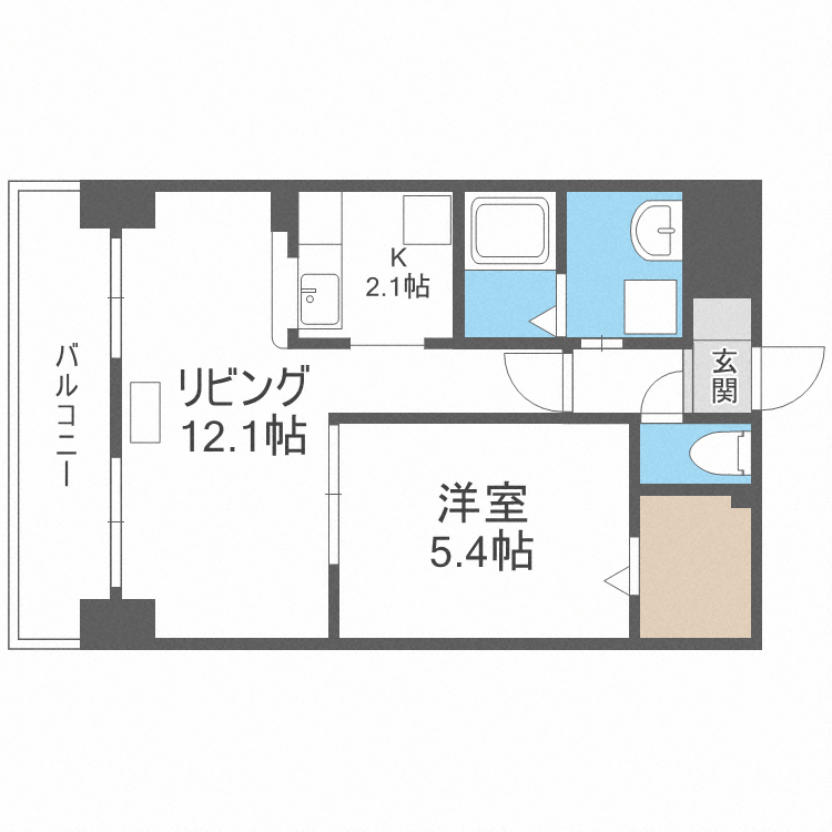 ライブグレースの間取り