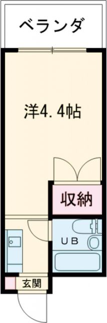 京都市右京区梅津上田町のマンションの間取り