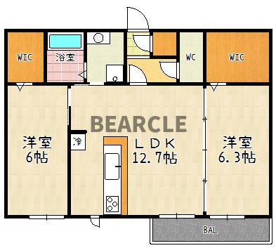 コルヌコピアの間取り