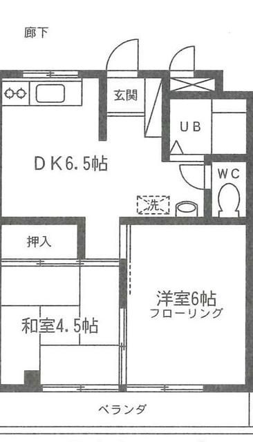 【松戸市二ツ木のマンションの間取り】