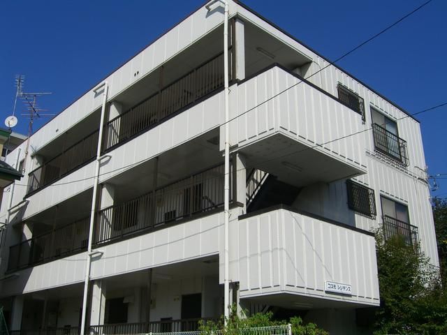 【松戸市二ツ木のマンションの建物外観】